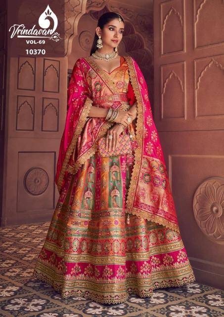 Royal Vrindavan Vol 69 Bollywood style lehenga choli wholesale